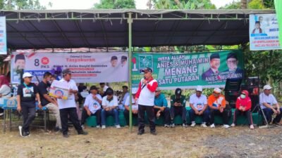Sebahagian Besar Warung di Langkat Pasang Spanduk AMIN
