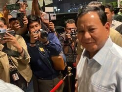 Prabowo Hadiri Deklarasi Arah Dukungan PSI di Pilpres 2024