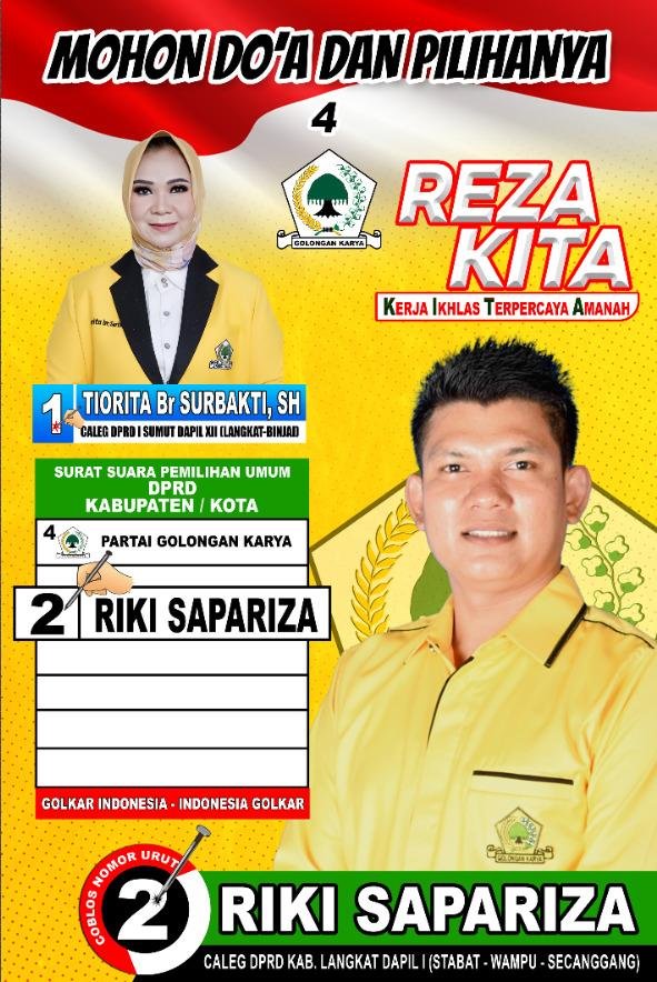 Caleg Riki Sapariza