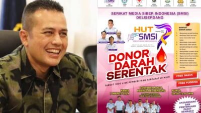 Gelar Donor Darah & Baksos HUT SMSI Ke-7, Ijeck: SMSI Wadah Untuk Semua Kalangan