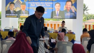 Jum’at Berkah, Ricky Anthony Santuni Puluhan Anak Yatim Piatu