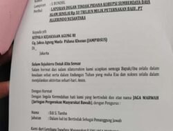 JAGA MARWAH Laporkan Peternakan Babi PT Allegrindo ke Kejagung RI